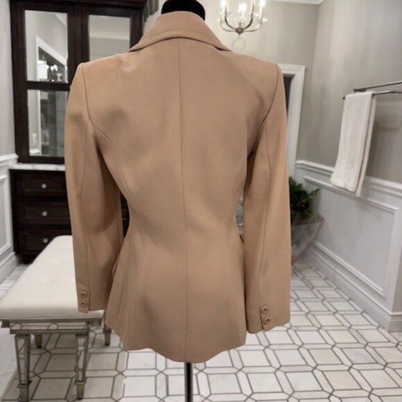 BARBARA BUI PARIS Camel Color Blazer XS - Picture 2 of 4